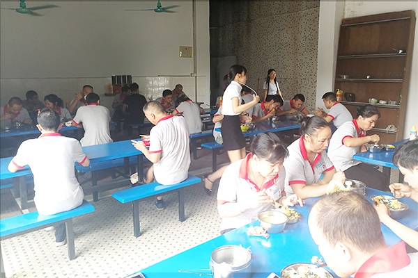銘景織帶廠家的食堂
